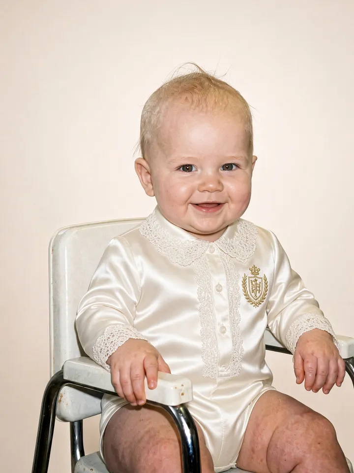 Slide 2: the curls and bow are gone, almost bald