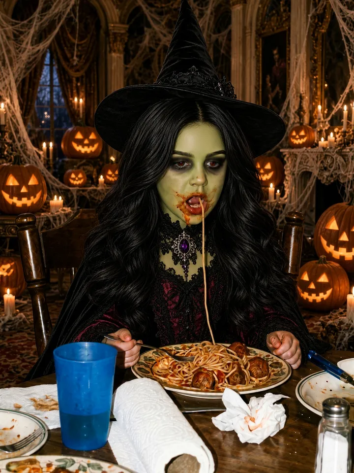 Witch costume: "this was my halloween costume"